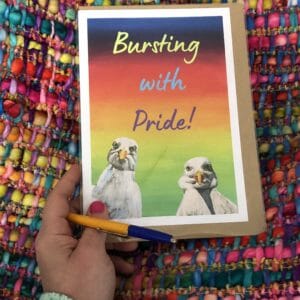 Rainbow Fun Card - Bursting with pride