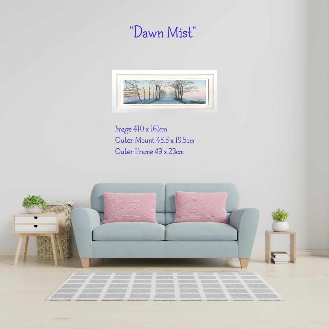 Winter Sunrise - Art Print in Mount 