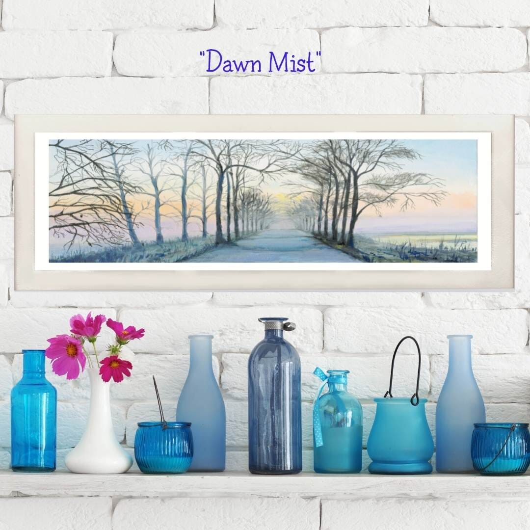 Winter Sunrise - Art Print in Mount 