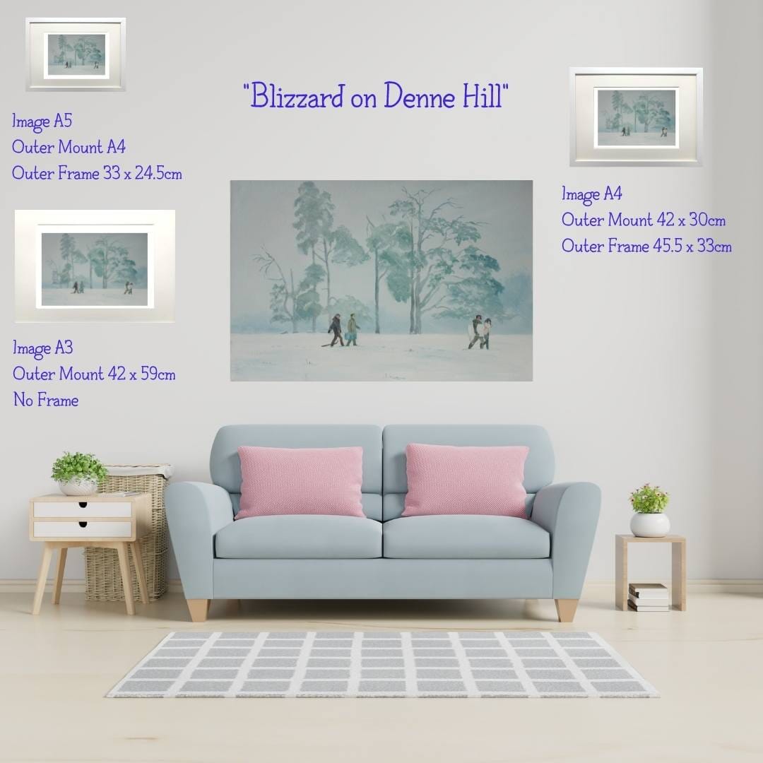 Blizzard on Denne Hill mount