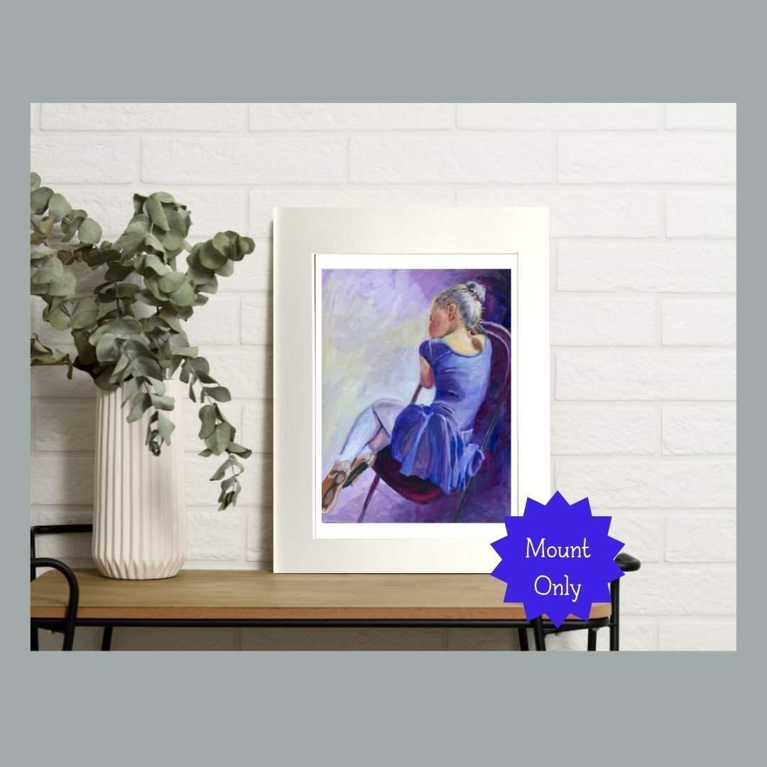 Little Ballerina - Art Print in Mount - 