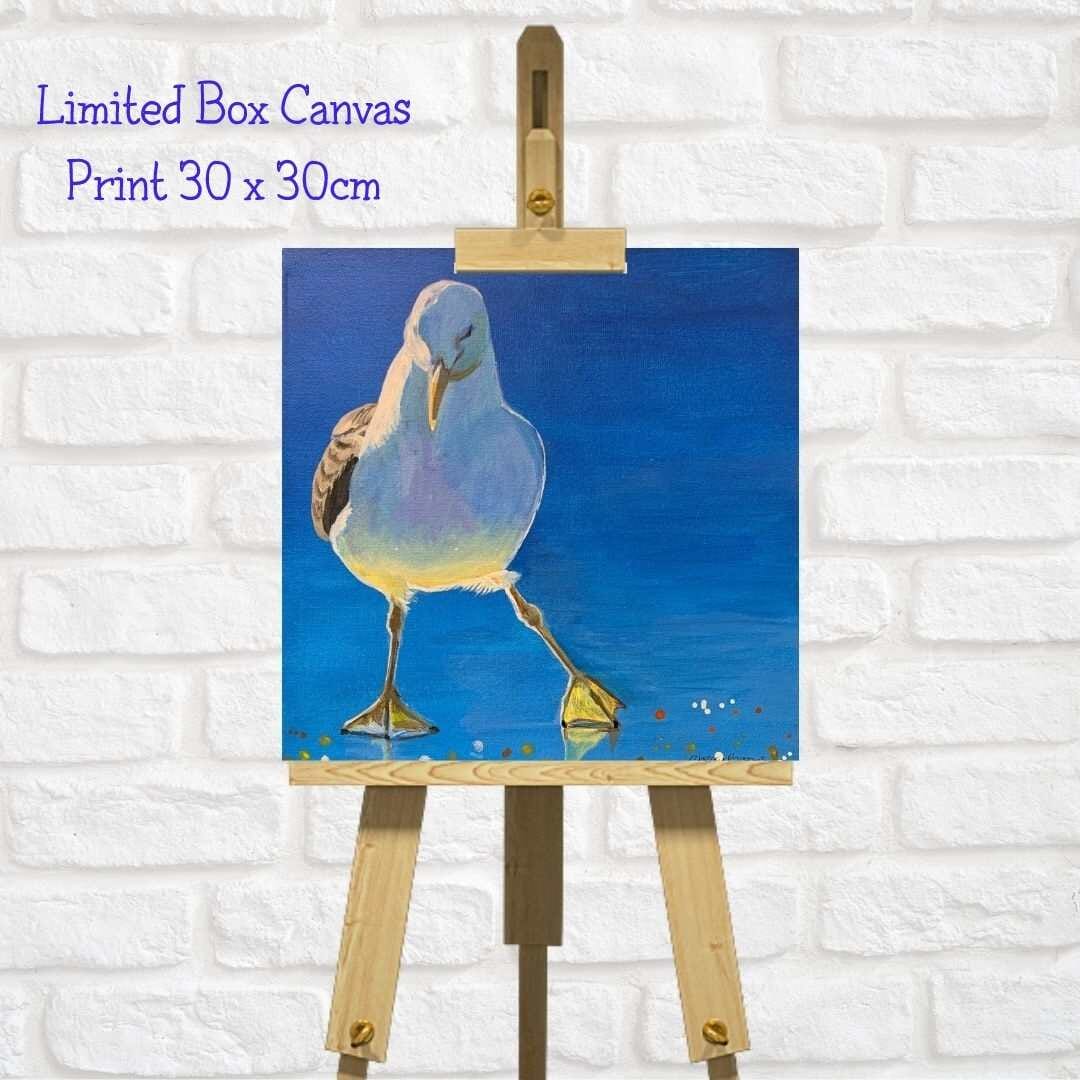 Seagull Art Square Canvas Print “Smooth Criminal”