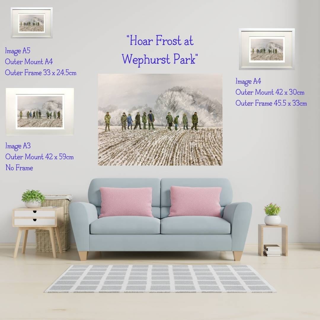 Winter Frost- Art Print in Mount - 