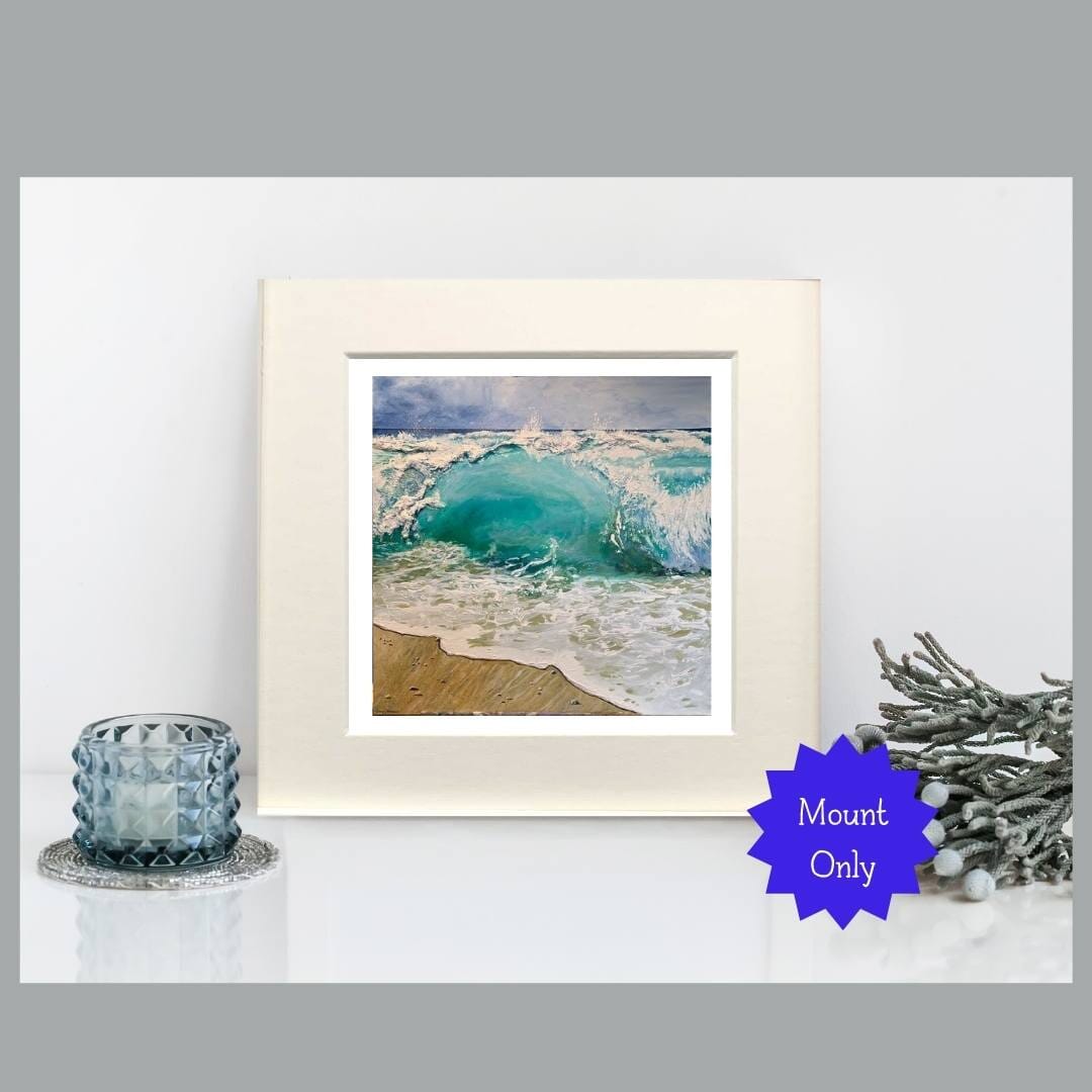 Beach wave - Art Print in Mount - 