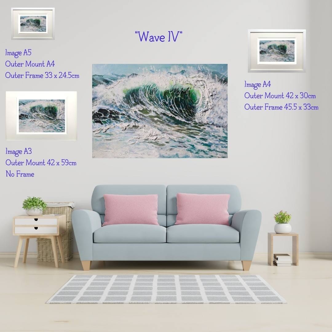 Sea Painting - Art Print in Mount - 