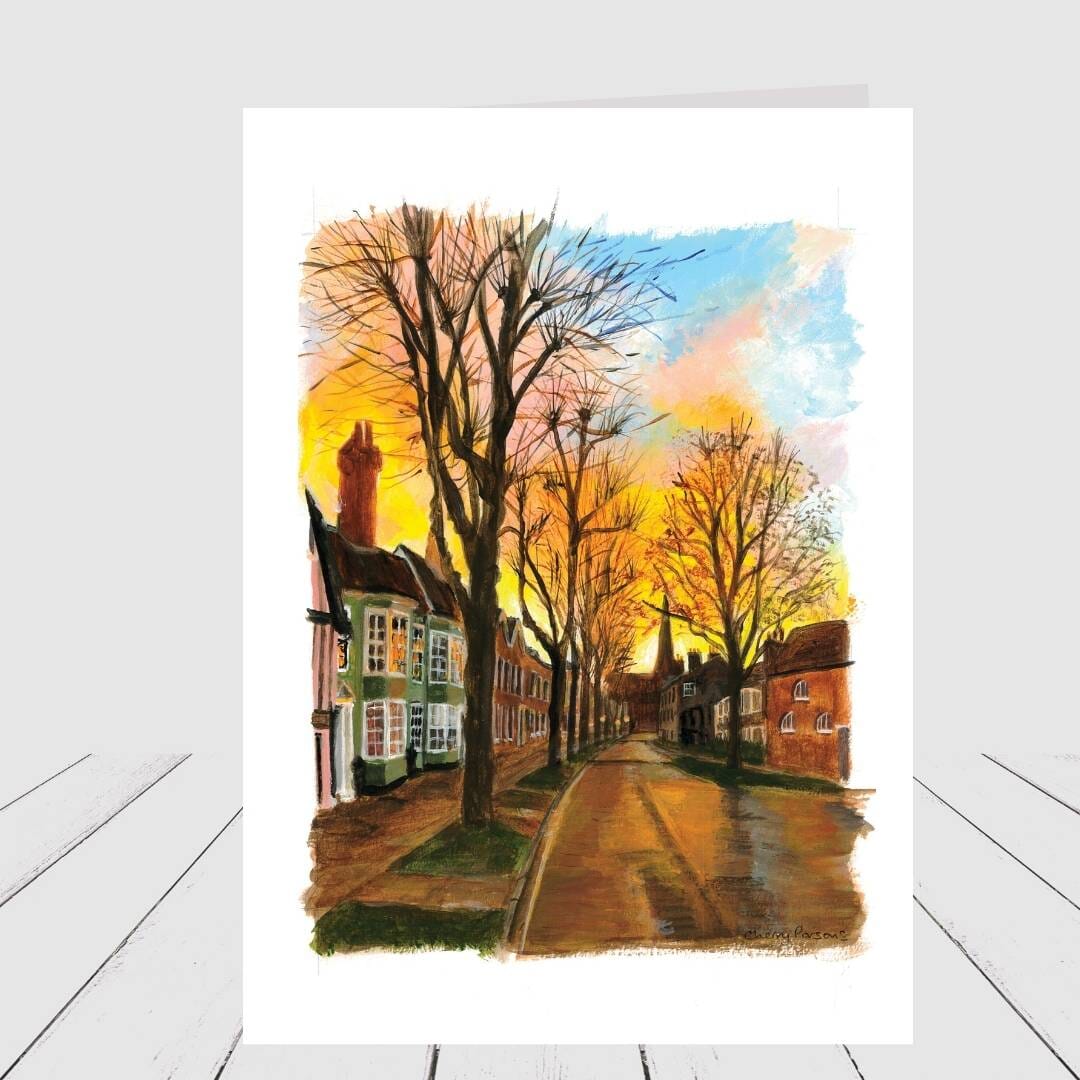 causeway sunset card