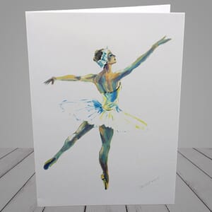 Ballet Greeting Card - prima ballerina 