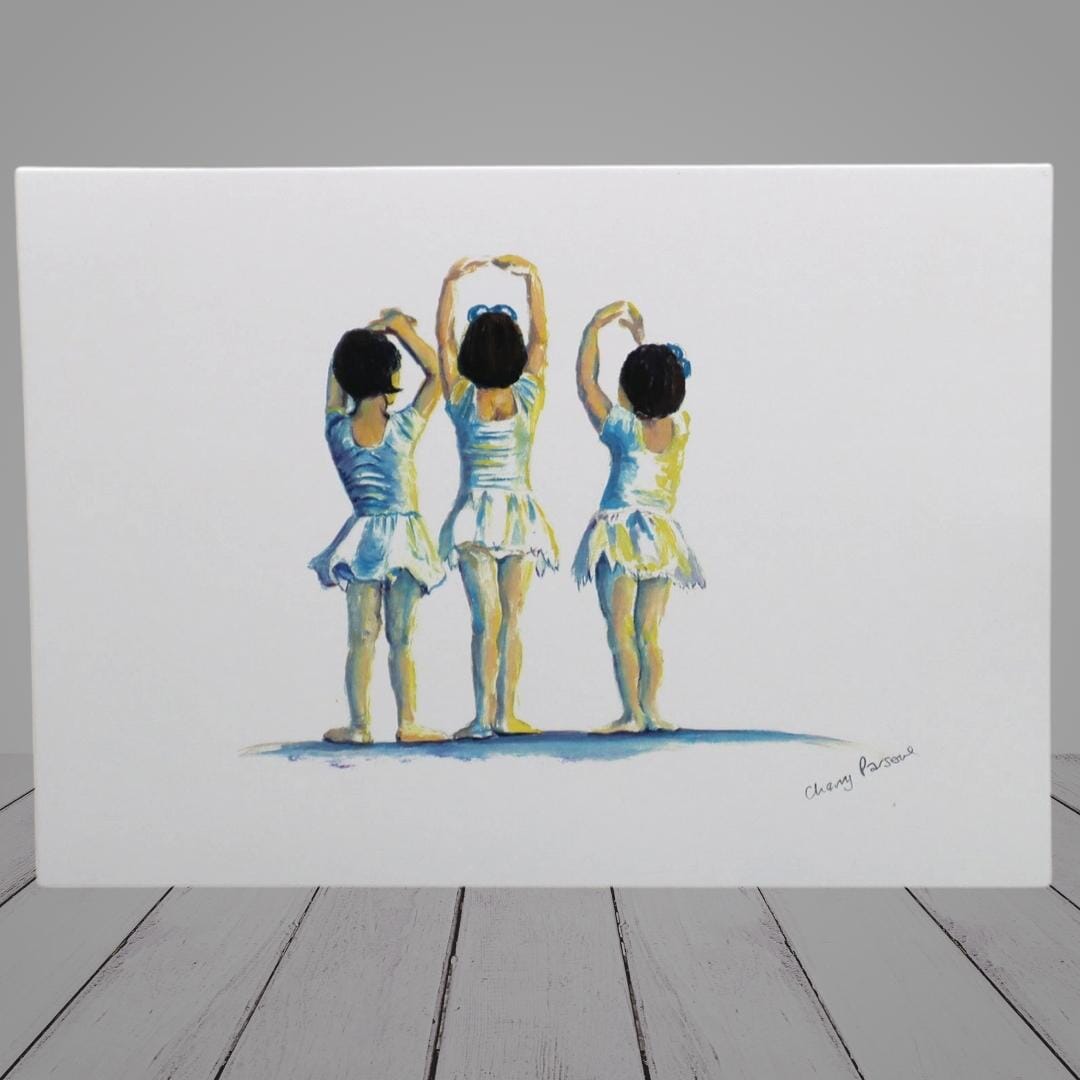 Ballet Greeting Card – little ballerinas -“Do What I Do”
