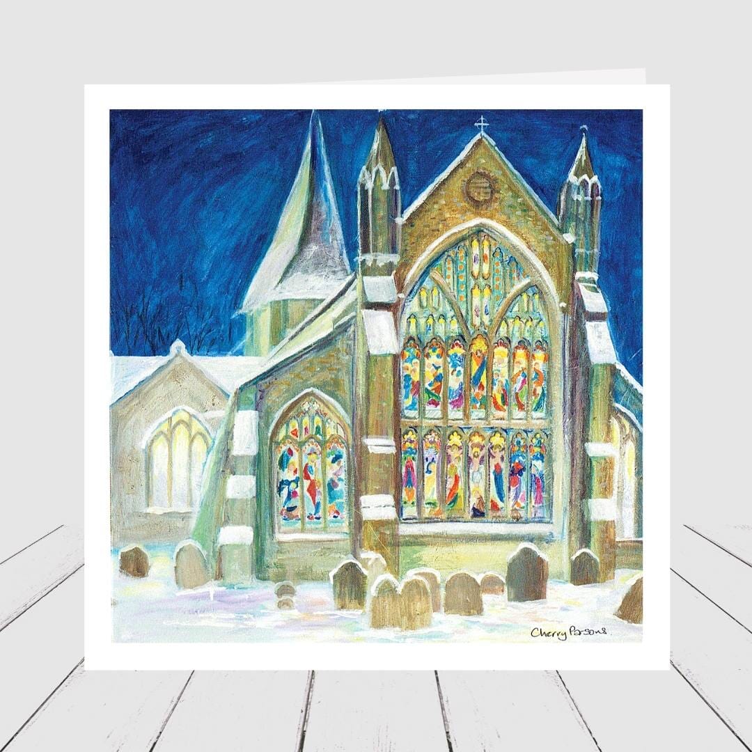 “St Mary’s Parish Church” -Horsham greeting card