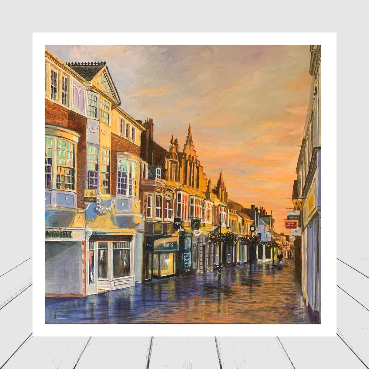 “West Street” Horsham high street – greeting card