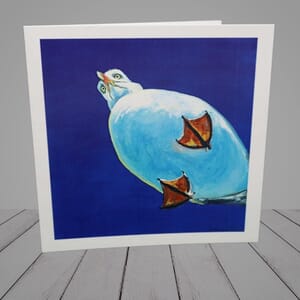 Greeting Card -   Hungry Seagull -