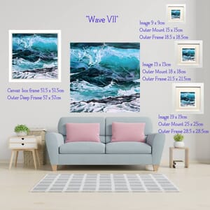 Wave Vii on wall