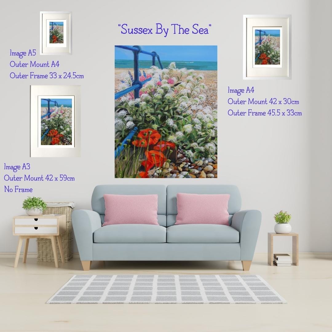 sussex by the sea on wall