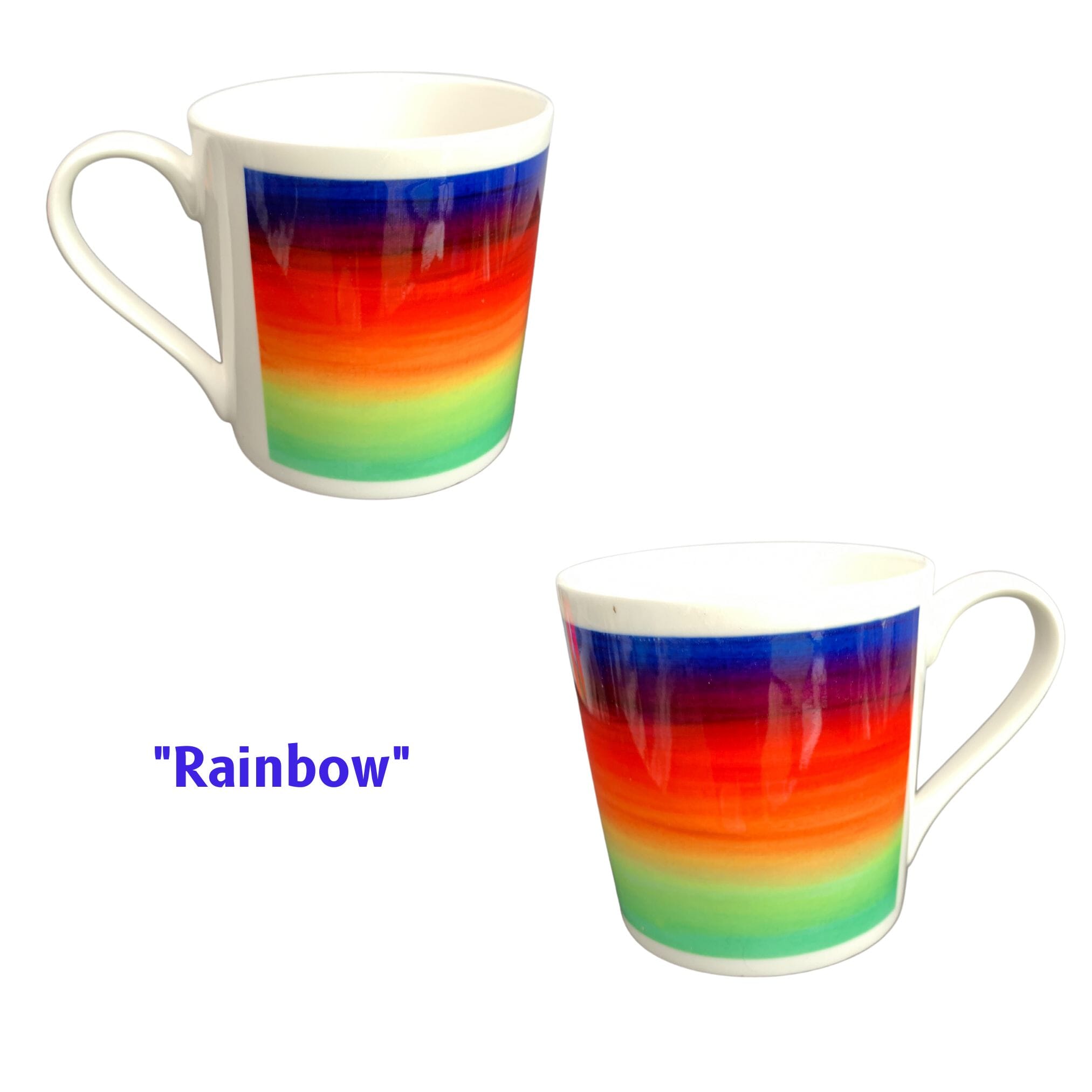 Rainbow Brighton Mug - Fine Bone China