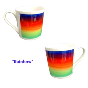 Rainbow Brighton Mug - Fine Bone China