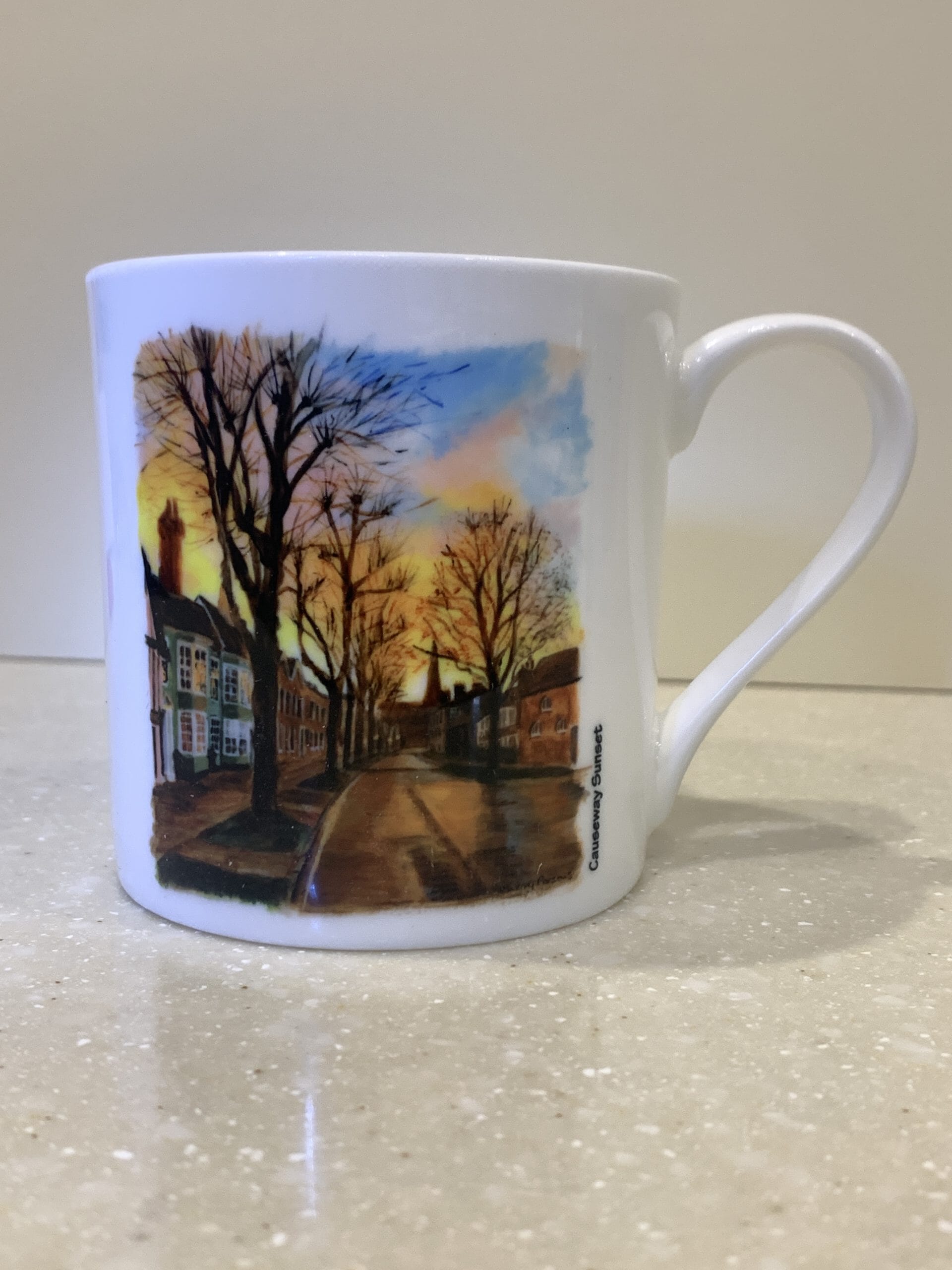 Causeway Sunset Mug - Fine Bone China