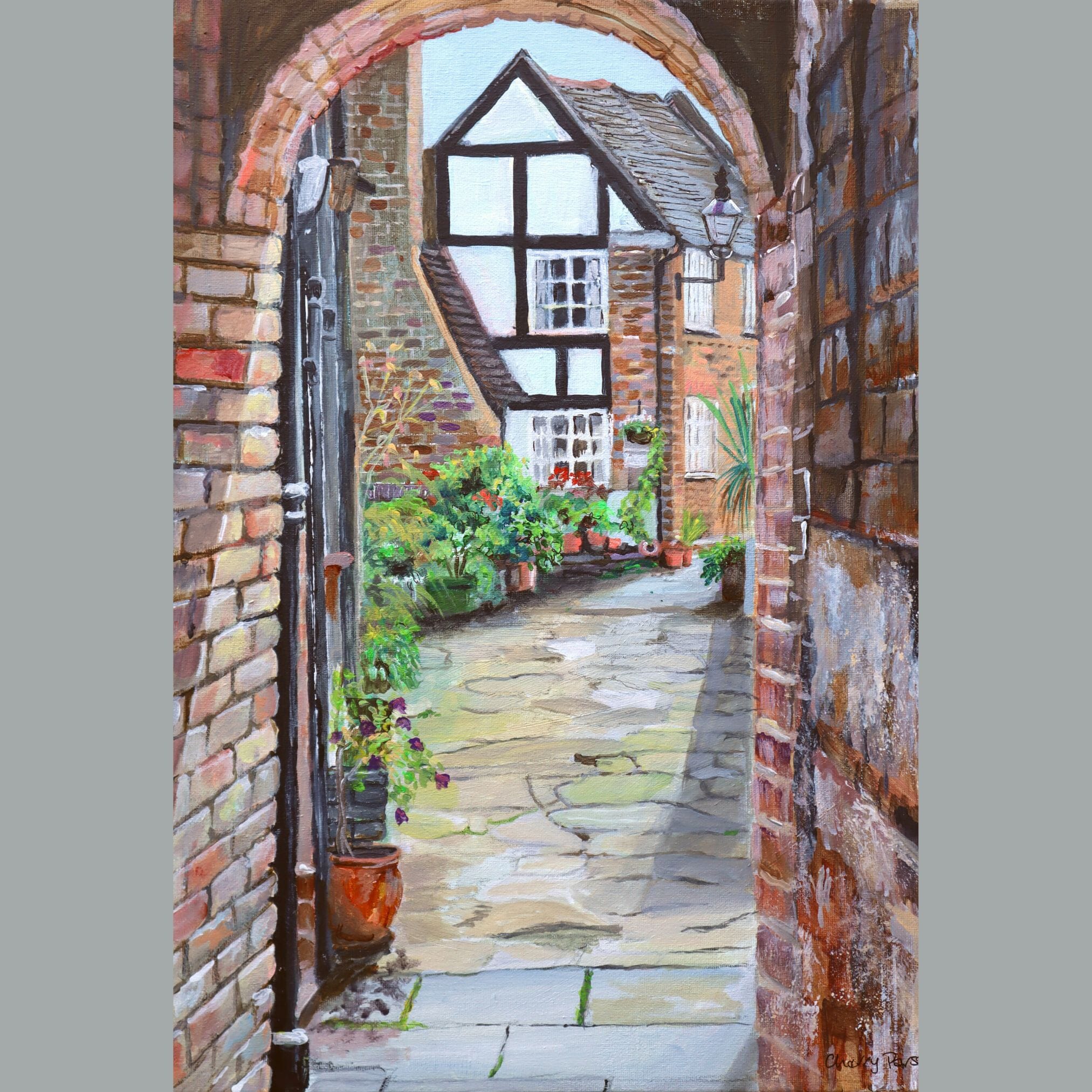 Horsham Town- Art Print in Mount - 