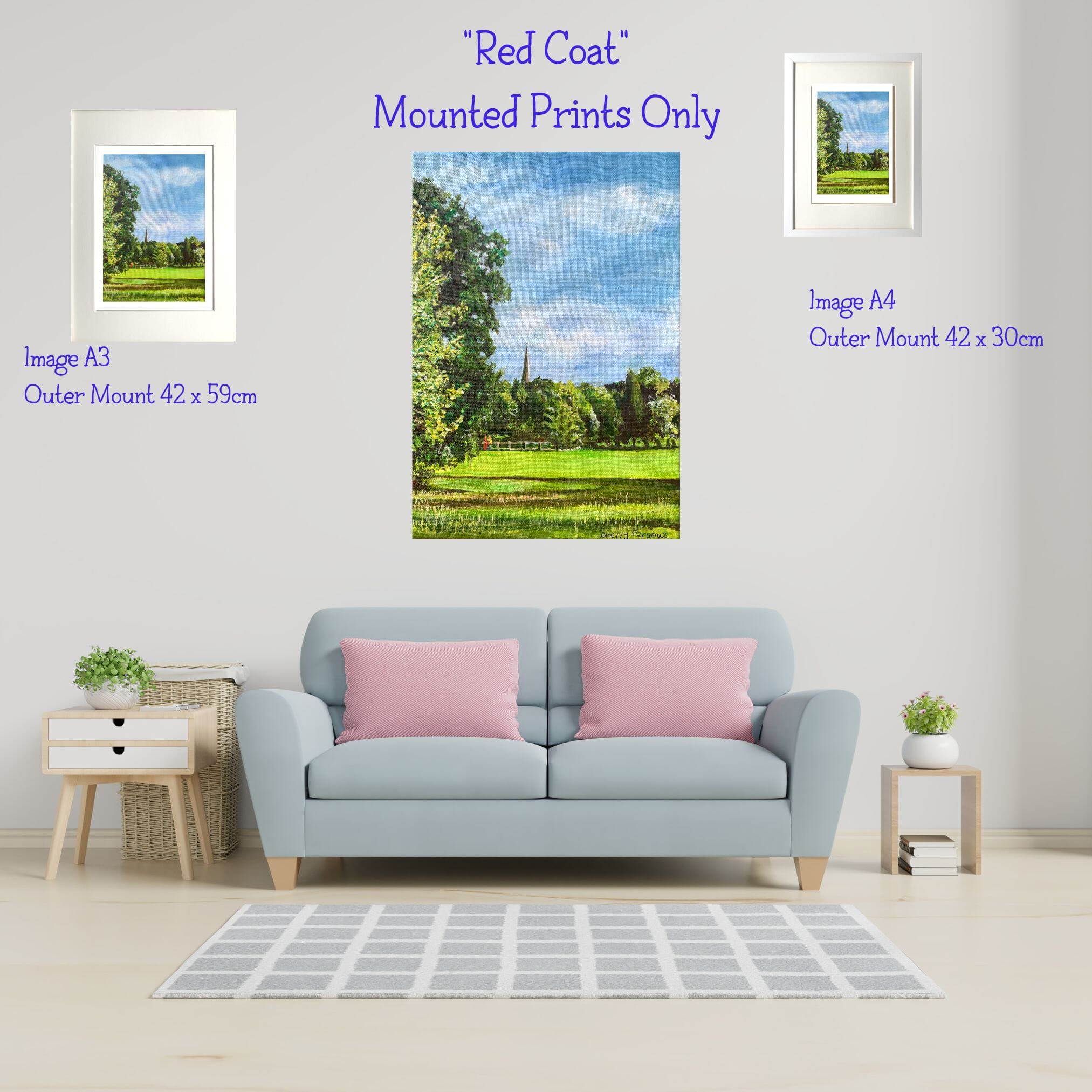 Horsham Park in summer 