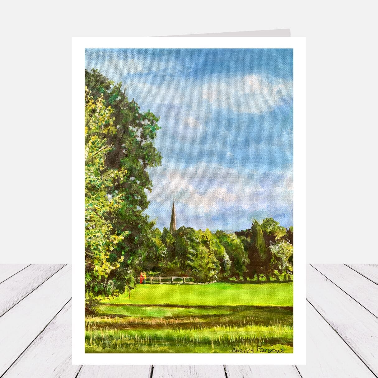 Horsham Park in summer 